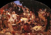 Ford Madox Brown Work oil painting on canvas
